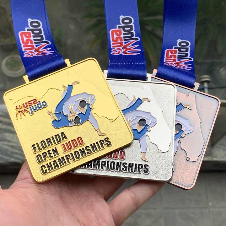 Medallas de judo personalizadas