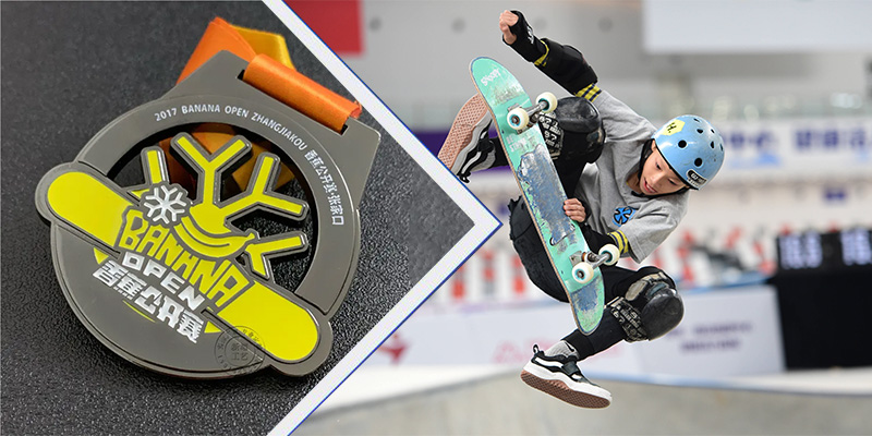 Medallas deportivas personalizadas: Celebrando campeones de skate