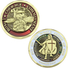 Metal a granel Metal Aleación de zinc 3D Souvenir Souvenir Whole de Dios Coin Knight Templar Challenge Coin