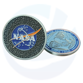 Logotipo de venta caliente de alta calidad de alta calidad Centro de vuelo espacial Goddard Centro de vuelo de alta calidad Monedera Epoxy Gold Gold Honor Space Force Challenge