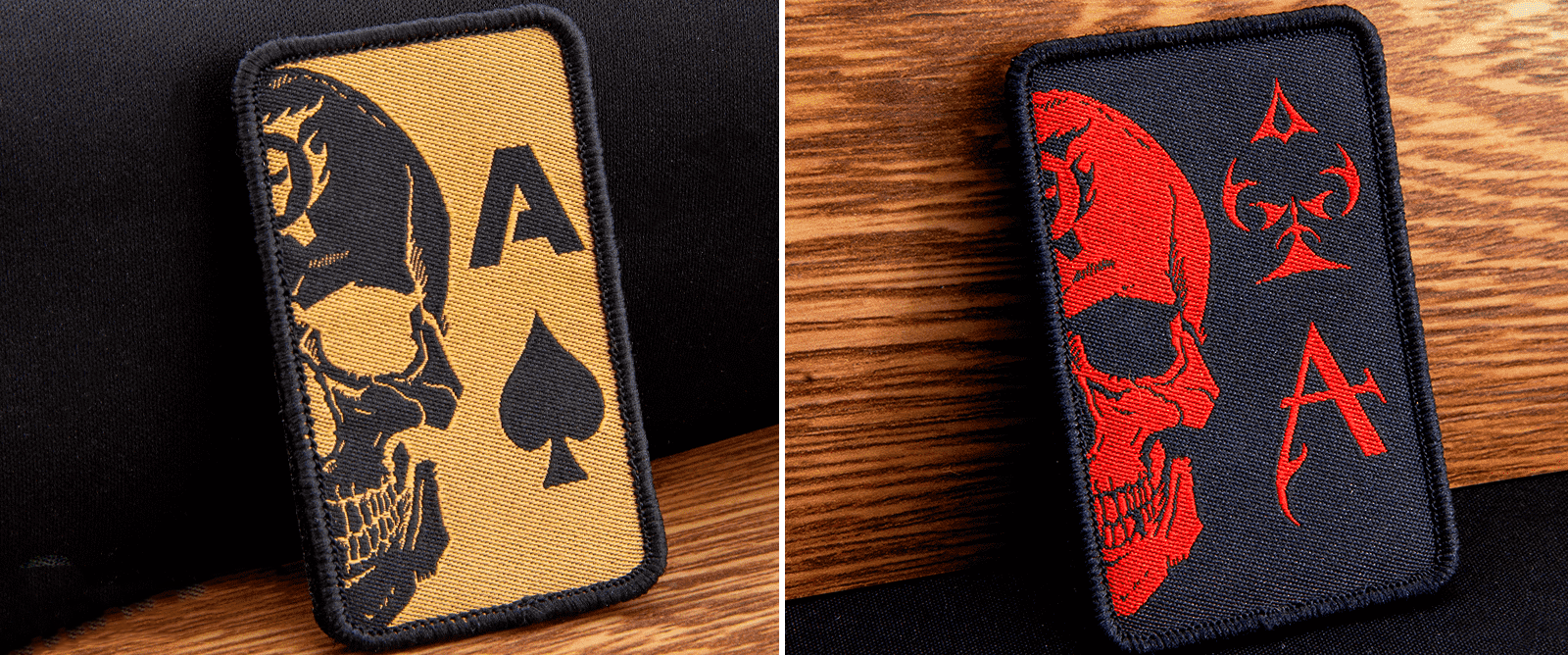 Ace de parches de calavera de espadas por SignaturePatches