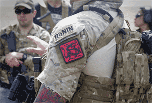 Parches de PVC en uniformes