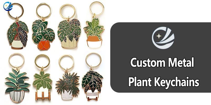 Keychains de plantas de metal personalizadas: accesorios inspirados en la naturaleza para cada amante de las plantas