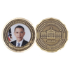 Artículos de apoyo electoral personalizado que hacen un presidente militar de los Estados Unidos Monedas grabadas Presidential Unique Cool Challenge Coin