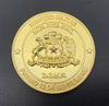 Monedas de chile de metal con grabado de oro de Gold Custom Cheap