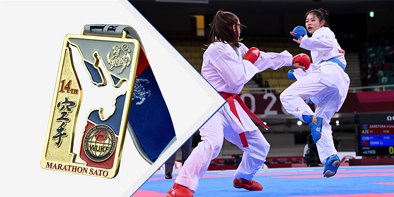 La esencia del karate: medallas de karate personalizadas