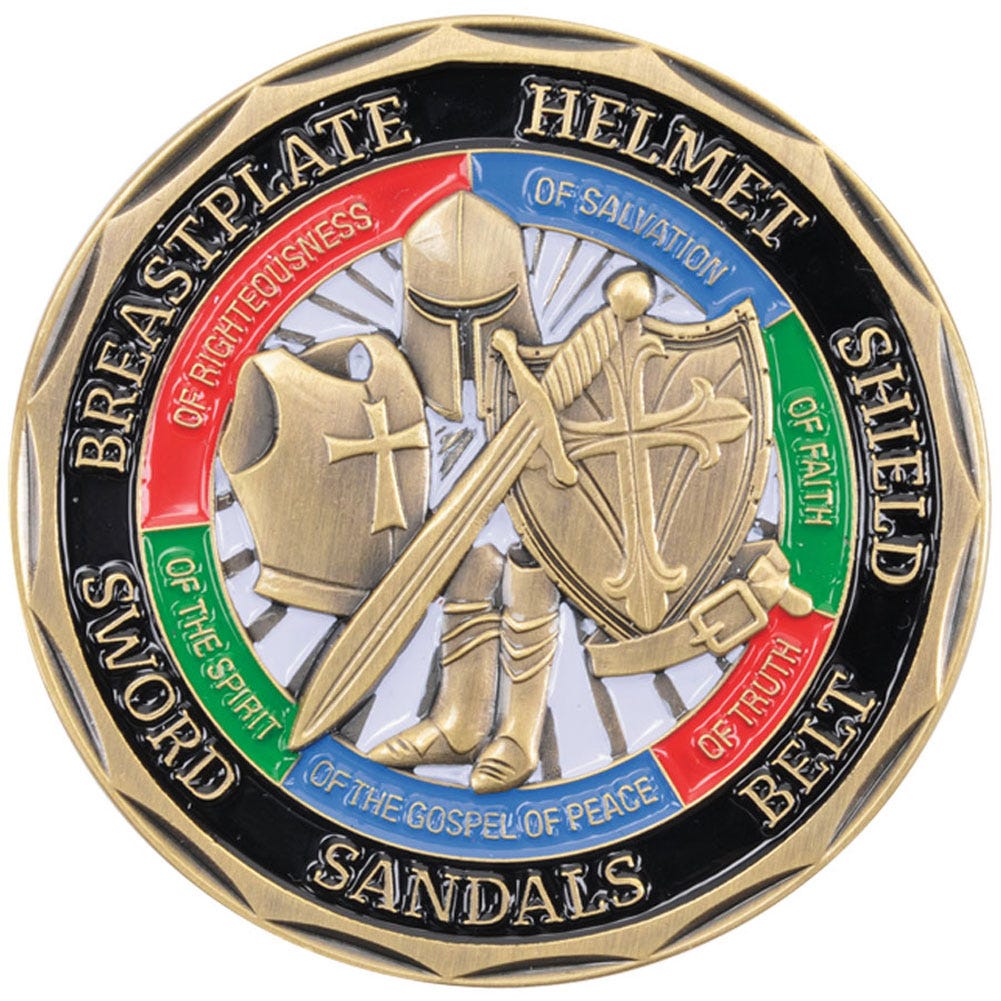 Metal a granel Metal Aleación de zinc 3D Souvenir Souvenir Whole de Dios Coin Knight Templar Challenge Coin