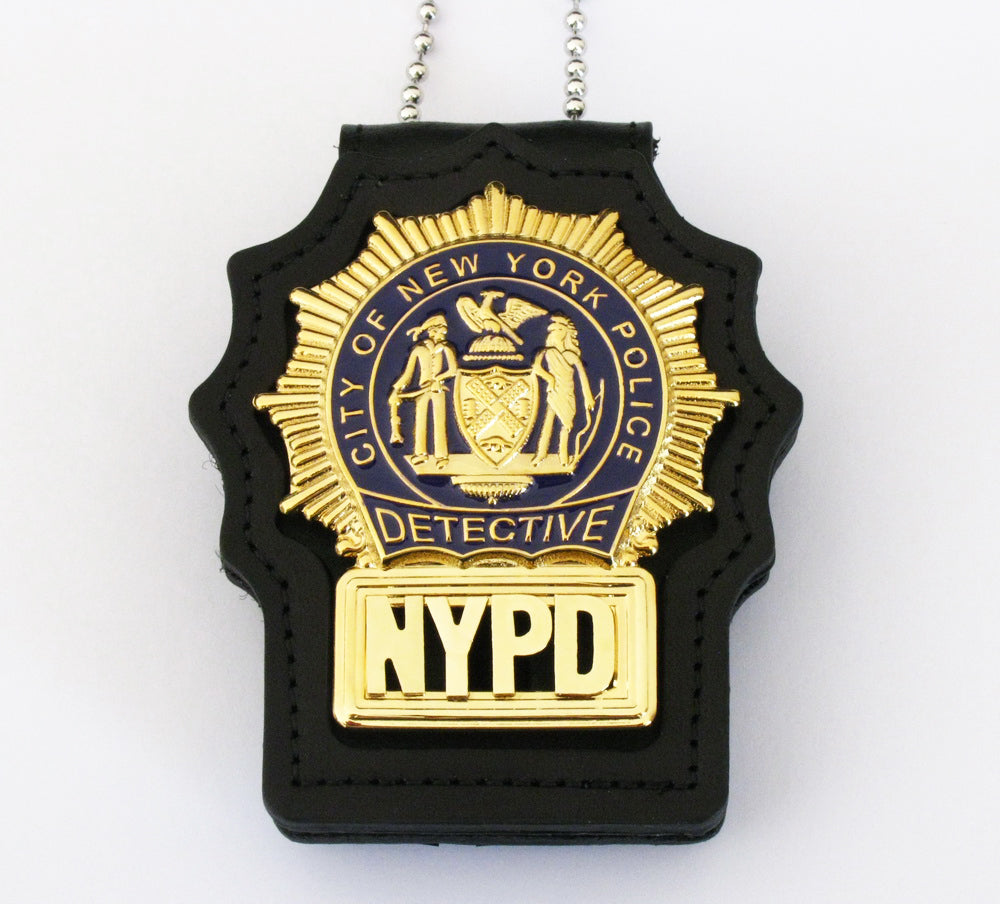 NYPD New York Police Detective Insignia de réplica de películas de películas