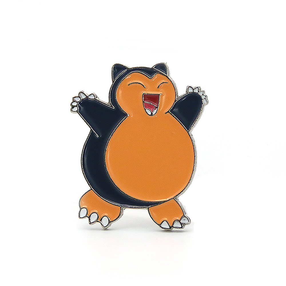 Lindas películas de anime Insignia Animal Game Pin Pokemon Anime Pikachu Enamel Pin para regalos