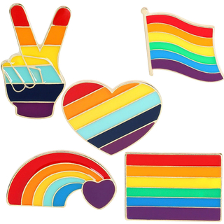  Pin de esmalte LGBT personalizado