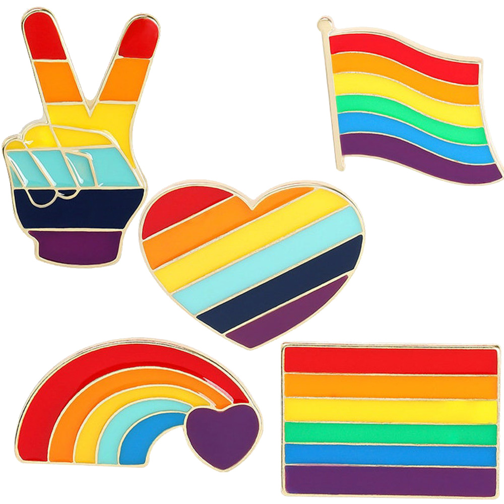 Fabricante de pines arcoirbow esmalt esterela al por mayor lgbt gay orgullo arcoirbow solapa