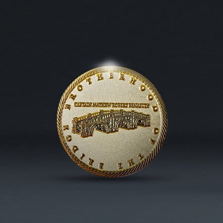 Monedas de desaf&iacute;o personalizado de esmalte