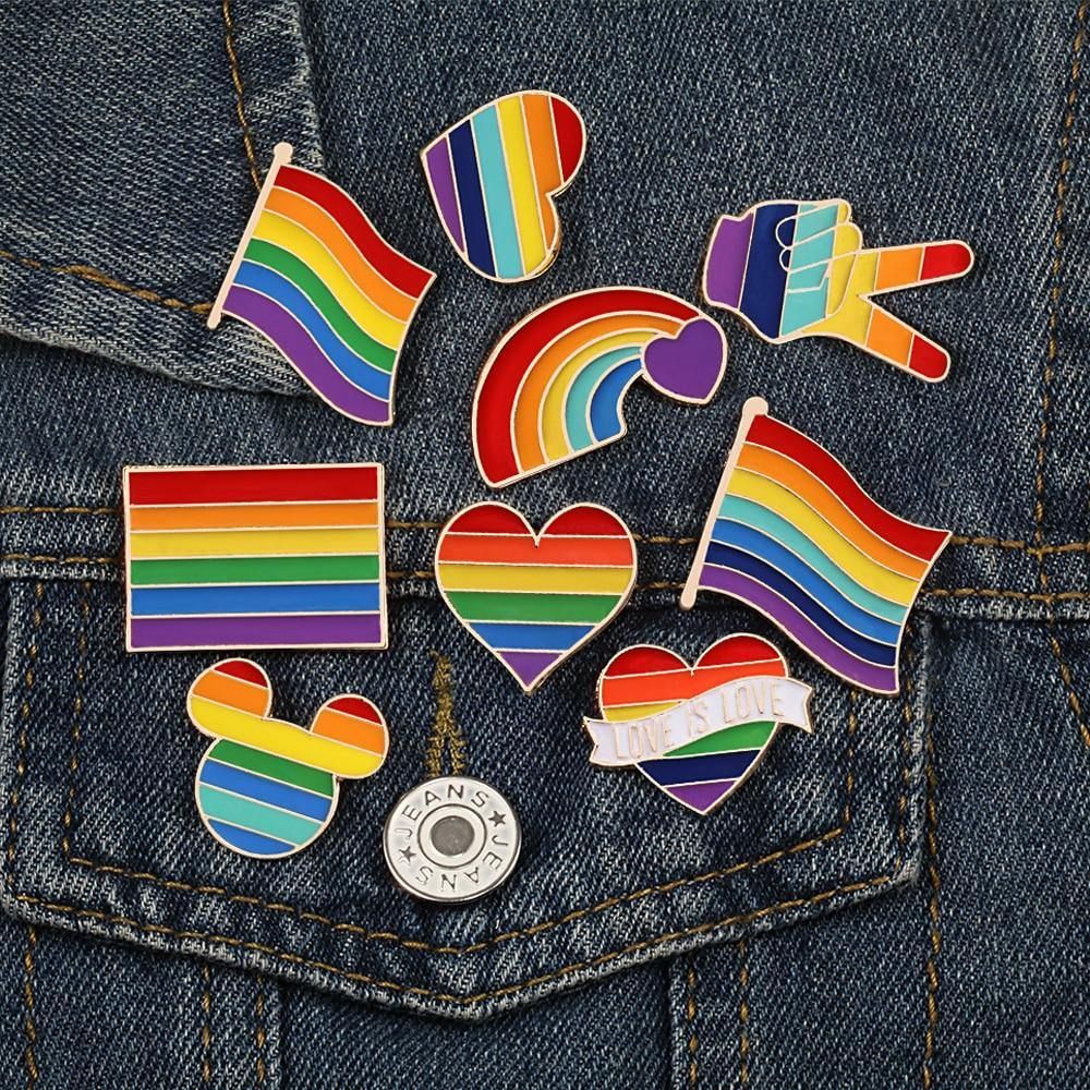  Pin de esmalte LGBT personalizado