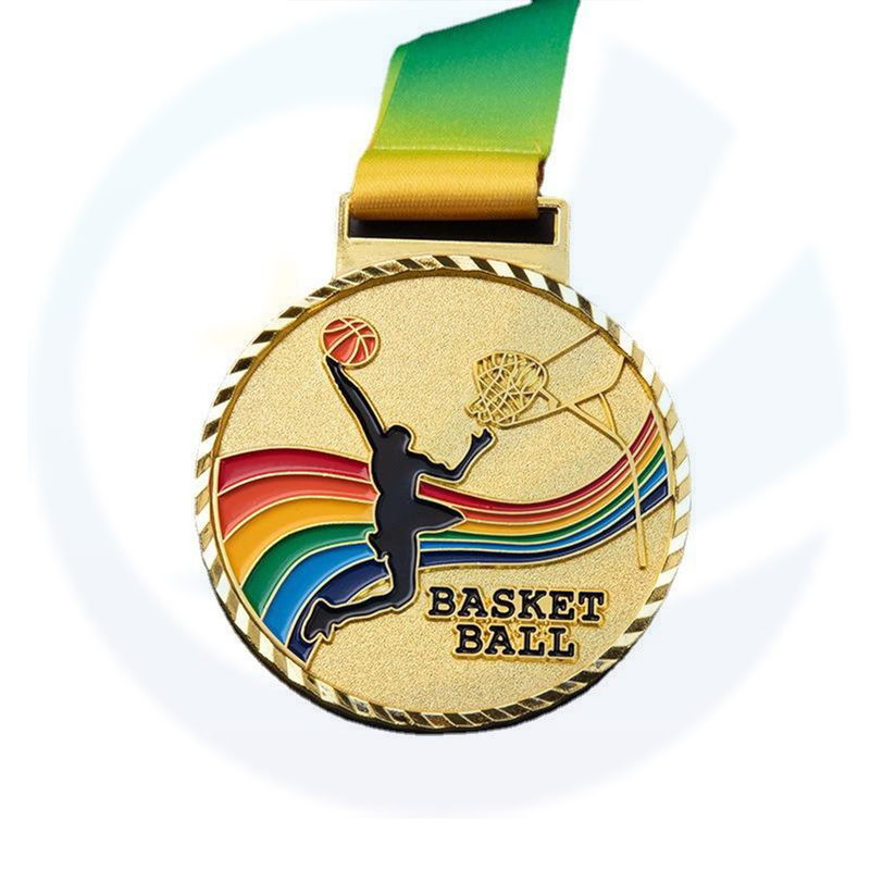 Trofeos y medallas Diseño de medallas de medallas deportivas de baloncesto con gran precio