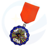 Texas propio de diseño propio de diseño de medallón de medallas Medallas Premio de carnaval de carnaval de carnaval Orden Medal of Honor Texas