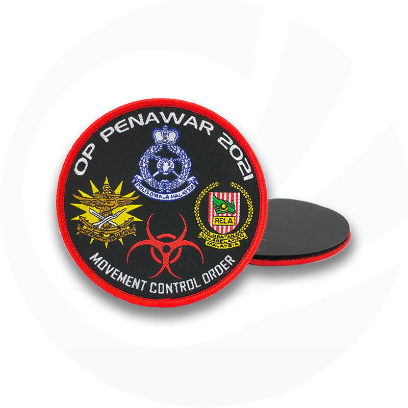 Parche de insignia bordada uniforme de la policía de los Estados Unidos