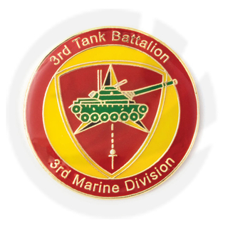 Cuerpo de Marines 3er Batallón de Batallón de tanques esmaltado