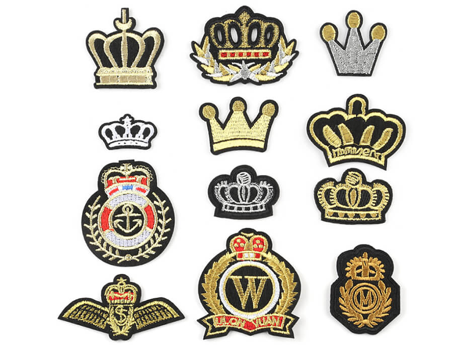 Parche de bordado de sombrero militar de Royal Britain personalizado