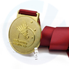 Medallas de metal personalizadas de Voleibol de Bádminton de alta calidad Medalla de premios de deportes de diseño 3D de diseño 3D