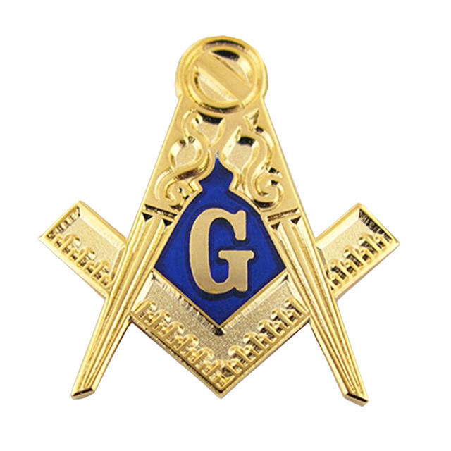 Diseño gratuito de alta calidad Freemason Freemason irregularmente Pins de la solapa de esmalte suave en forma de masónica en venta