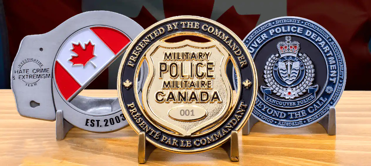 Monedas del desafío de las fuerzas armadas canadienses