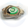 Insignia de la policía de Nigeria Gambia Medalla de metal Medalla con insignia de alfiler de metal de vidrio