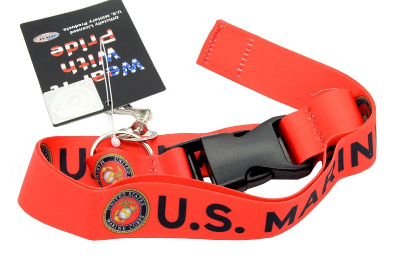 Promocional Impresión militar de sublimación Poliéster Polipio de identificación de la tarjeta de identificación de cordones Lanyard con logotipo personalizado