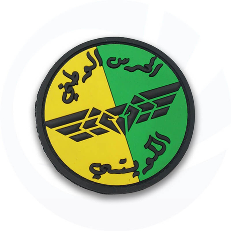 Parche de PVC de arco iris de círculo personalizado