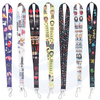 Sublimación en blanco OEM poliéster enmascaramiento de nylon lanyard medall llay medall cint ribbon barato logotipo personalizado personalizado impreso