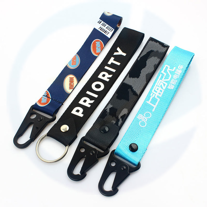 Polyester Lanyards Sostante de la correa Clave duradera de calidad premium Langua de cordones barato Lanyards de muñeca