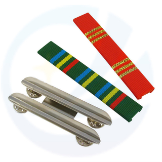 Medalla de premio de soldado personalizado Barra de cinta de pernos