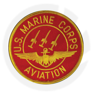 Parche de aviación del Cuerpo de Marines Rojos