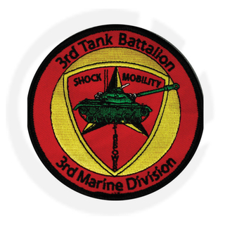 Parche de batallón de 3er tanques