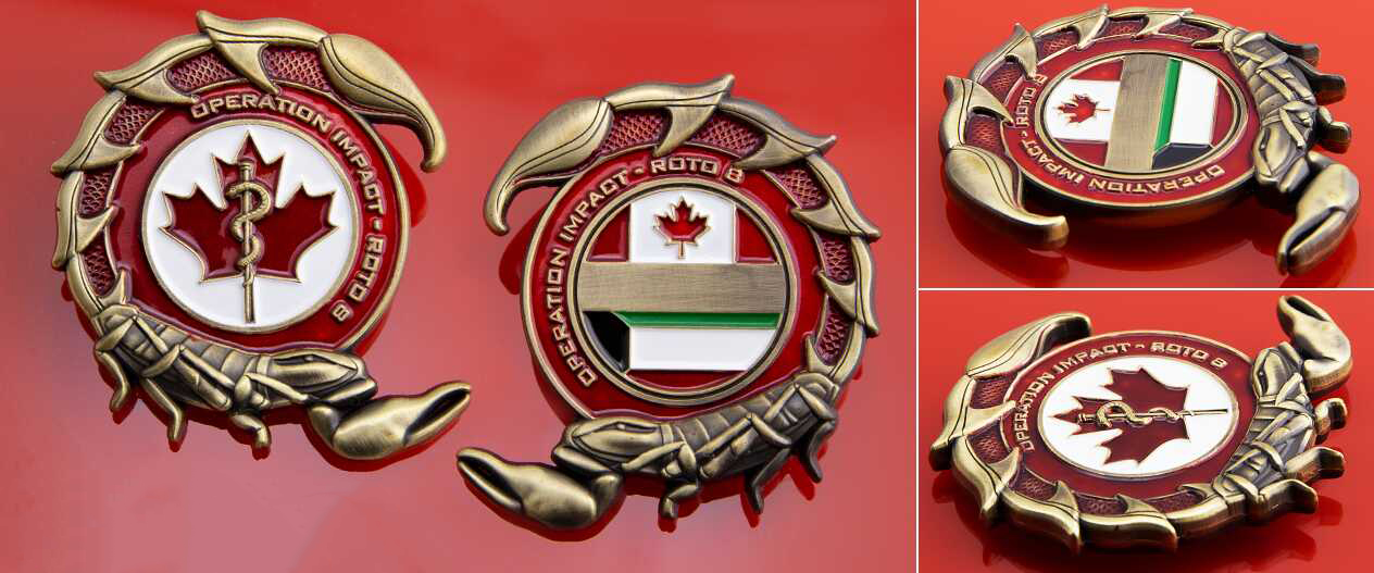 Signaturecoins-impacto en kuwait-canadiense-challengecoin