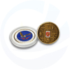 Moneda de desafío de la Armada de Chile personalizada
