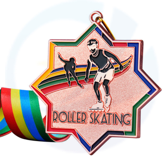 Sin mínimo logotipo de logotipo de la cinta de cibarrón de oro Medallas Medalla de metal