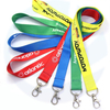 No hay fabricante de pedido mínimo de huella de cuello personalizado CARACHO POLETER SUBLIMACIÓN LANYARDS CONSEJO CON LOGO CONSEJO