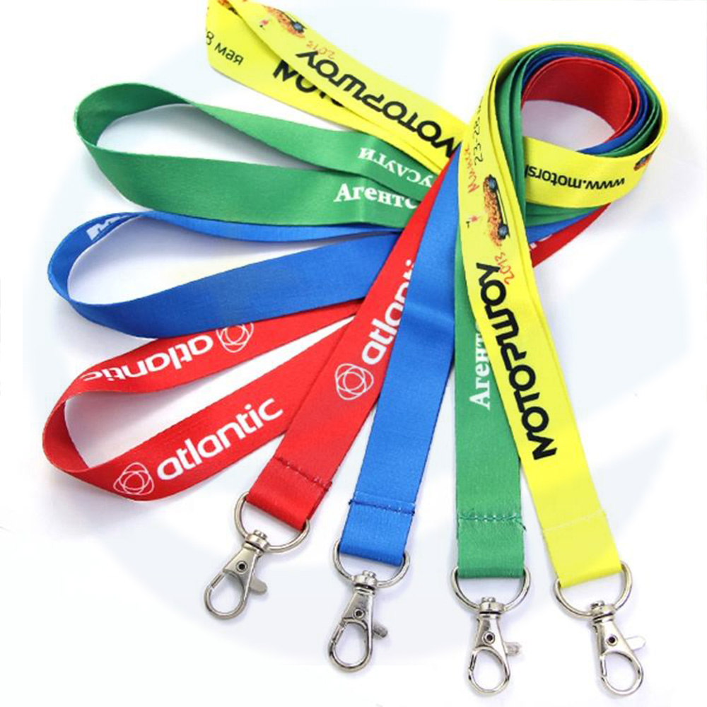 No hay fabricante de pedido mínimo de huella de cuello personalizado CARACHO POLETER SUBLIMACIÓN LANYARDS CONSEJO CON LOGO CONSEJO