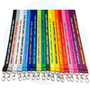 Logotipo de logotipo Dye Sublimation Polyester Keychain Lanyard Store de cordones al por mayor de cuello