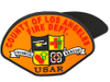 Promoción Barato Customan Fireman Uniforme EMS Rescate Fire Rescue PVC Patches de goma