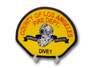 Patch de bordado de la policía del Condado de Los Ángeles del Condado de Los Ángeles