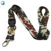 Promocional Impresión militar de sublimación Poliéster Polipio de identificación de la tarjeta de identificación de cordones Lanyard con logotipo personalizado