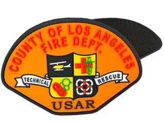 Patch de PVC uniforme de bomberos personalizados