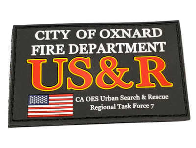 Parche uniforme del departamento de bomberos estadounidenses