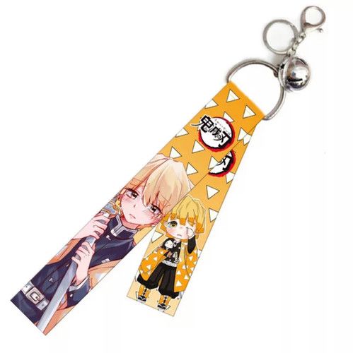 Fashion Hot Venta de anime Cartoon Polyéster Pholing Keyring Anime Demon Sublimation Slayer Lanyard Anime Lanyard